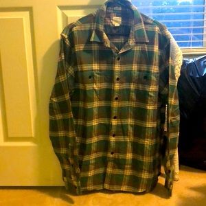 Men’s J Crew L super soft plaid flannel shirt